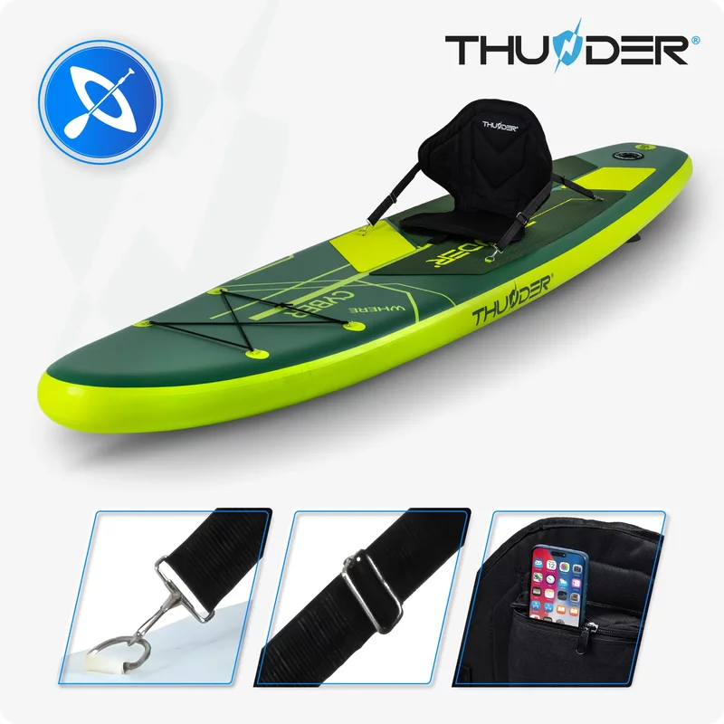 Placa stand up paddle 320 cm + scaun caiac (noua, sigilata).